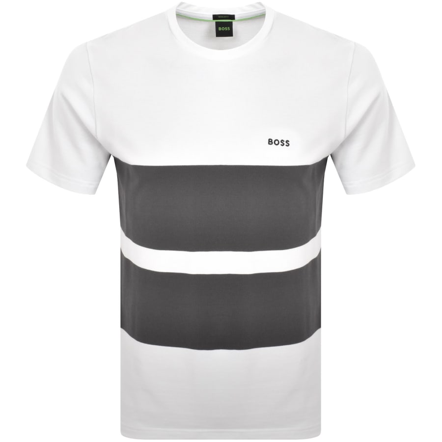 専用ページ❷ BOSS Stripe Zone Pique T Shirt White | Mainline Menswear us